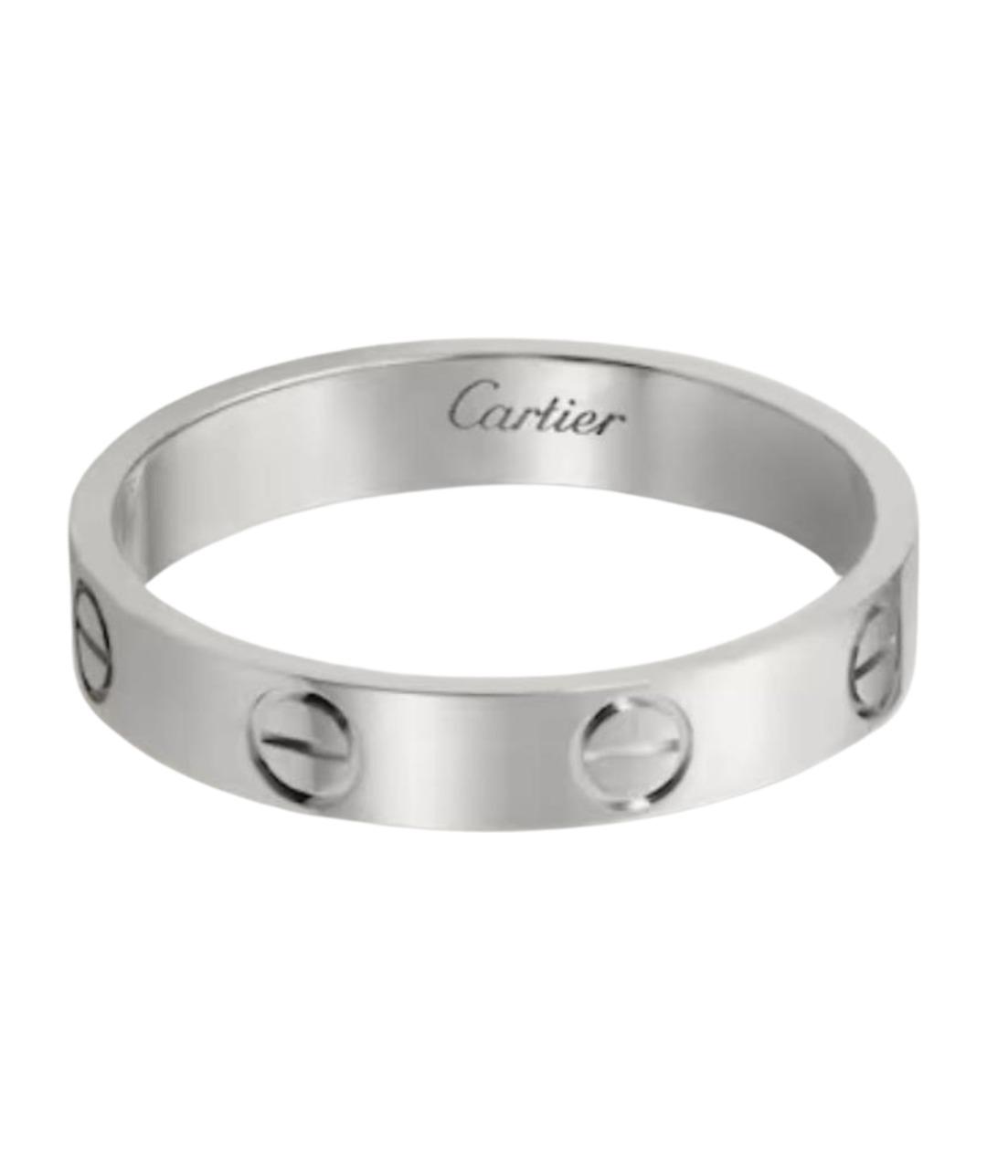 CARTIER Белое кольцо из белого золота, фото 1