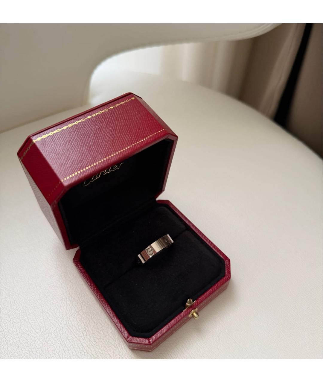 CARTIER Белое кольцо из белого золота, фото 4