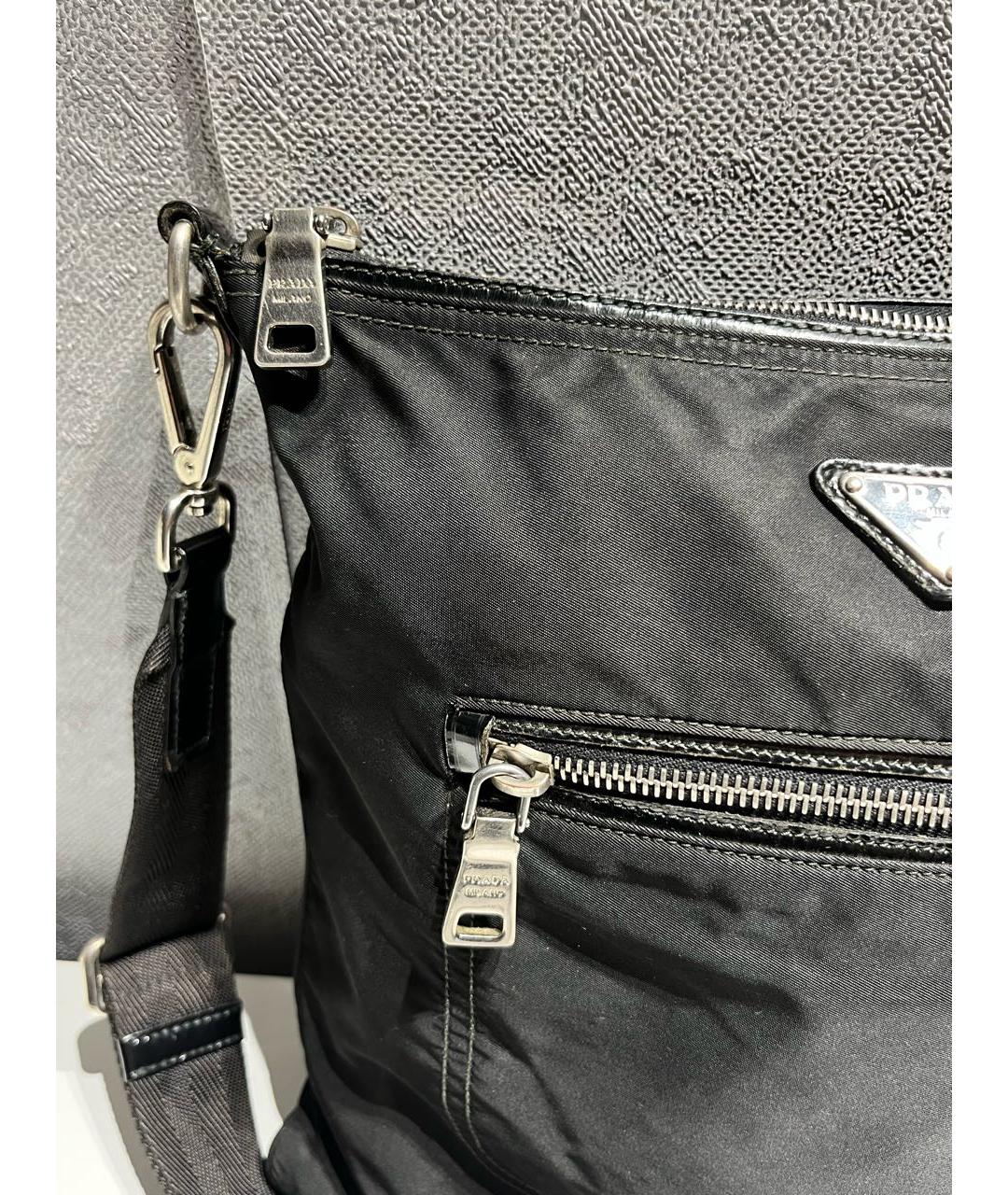 PRADA Черная сумка на плечо, фото 3