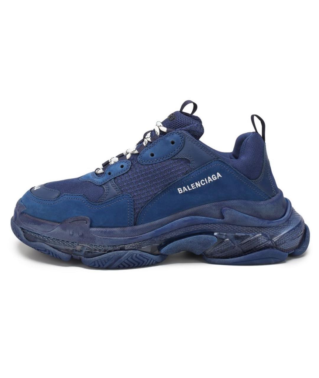 BALENCIAGA Темно-синие кроссовки, фото 8