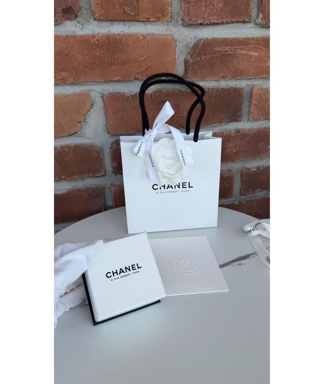 CHANEL Серебряные металлические серьги, фото 4