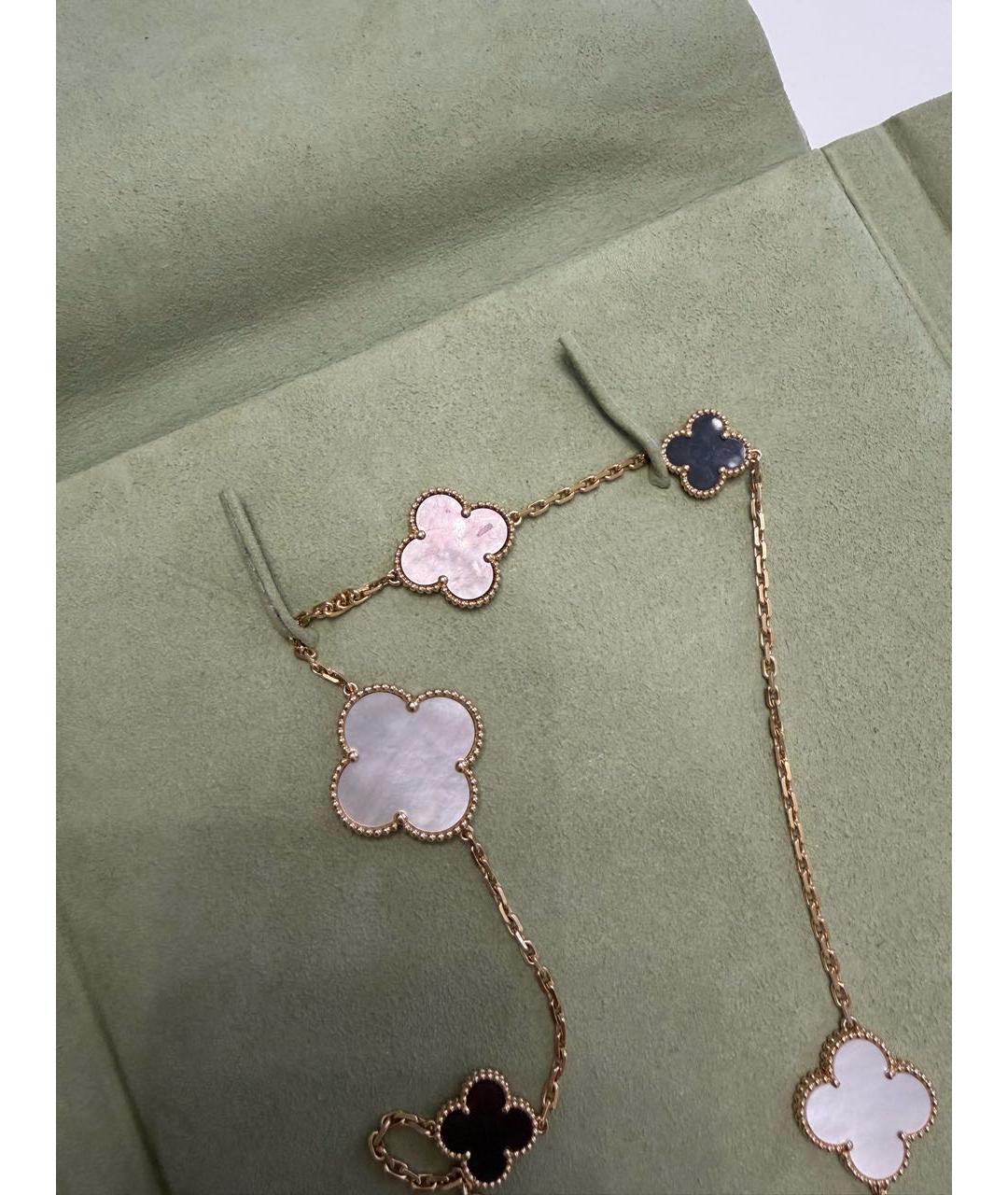 VAN CLEEF & ARPELS Бежевое колье из желтого золота, фото 2