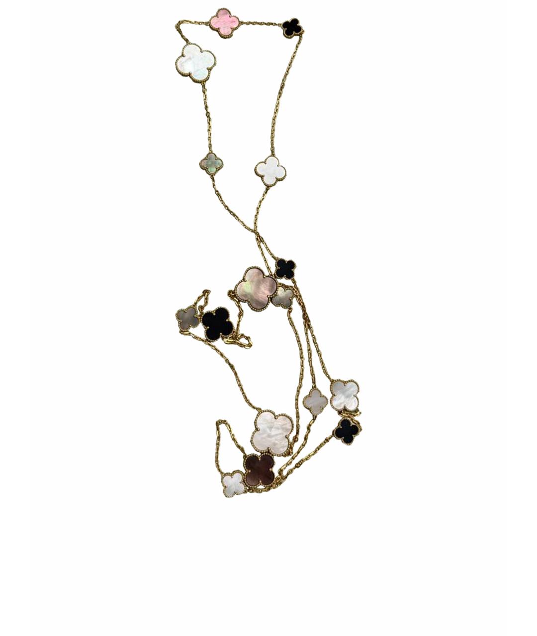 VAN CLEEF & ARPELS Бежевое колье из желтого золота, фото 1