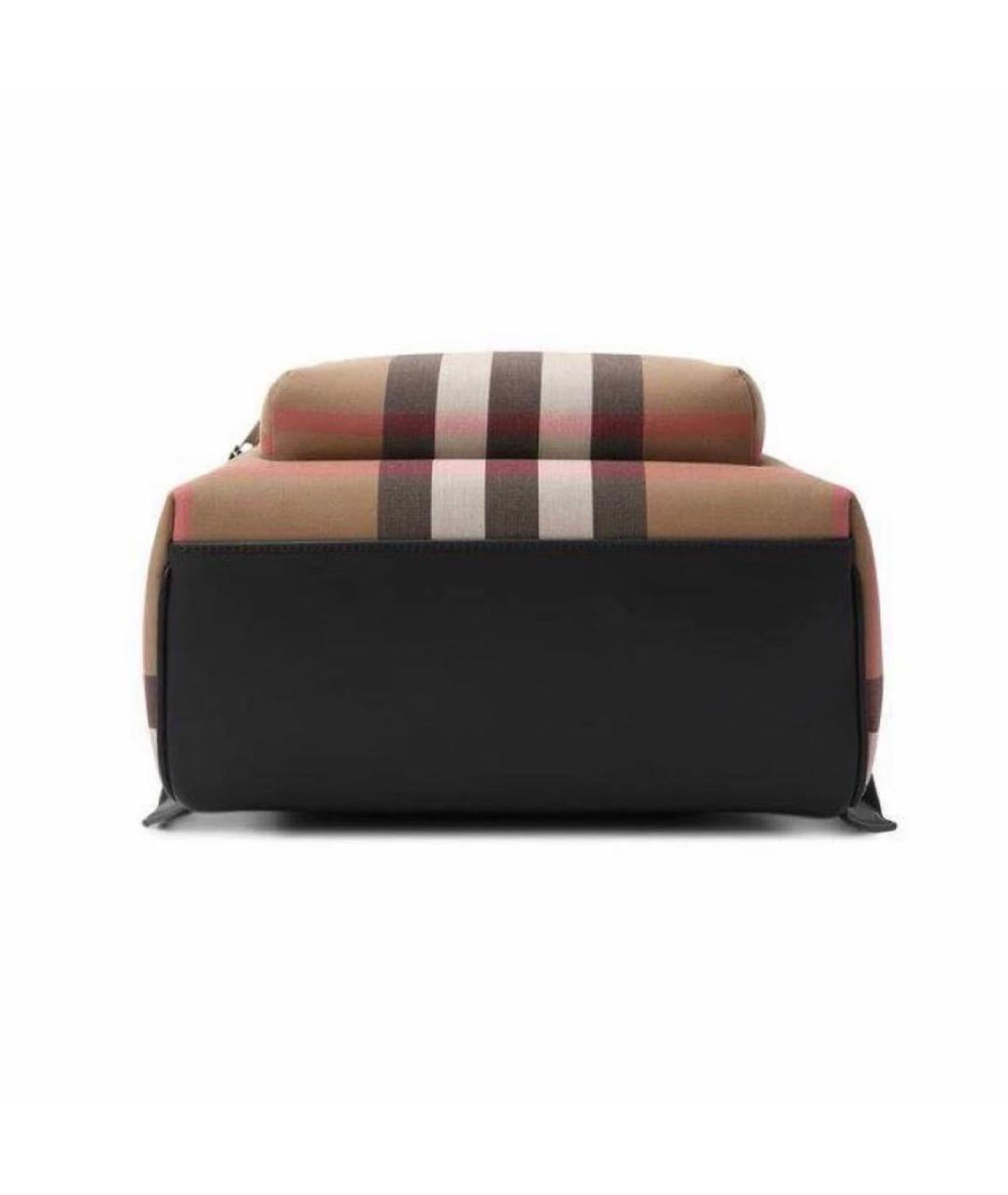 BURBERRY Коричневый тканевый рюкзак, фото 3