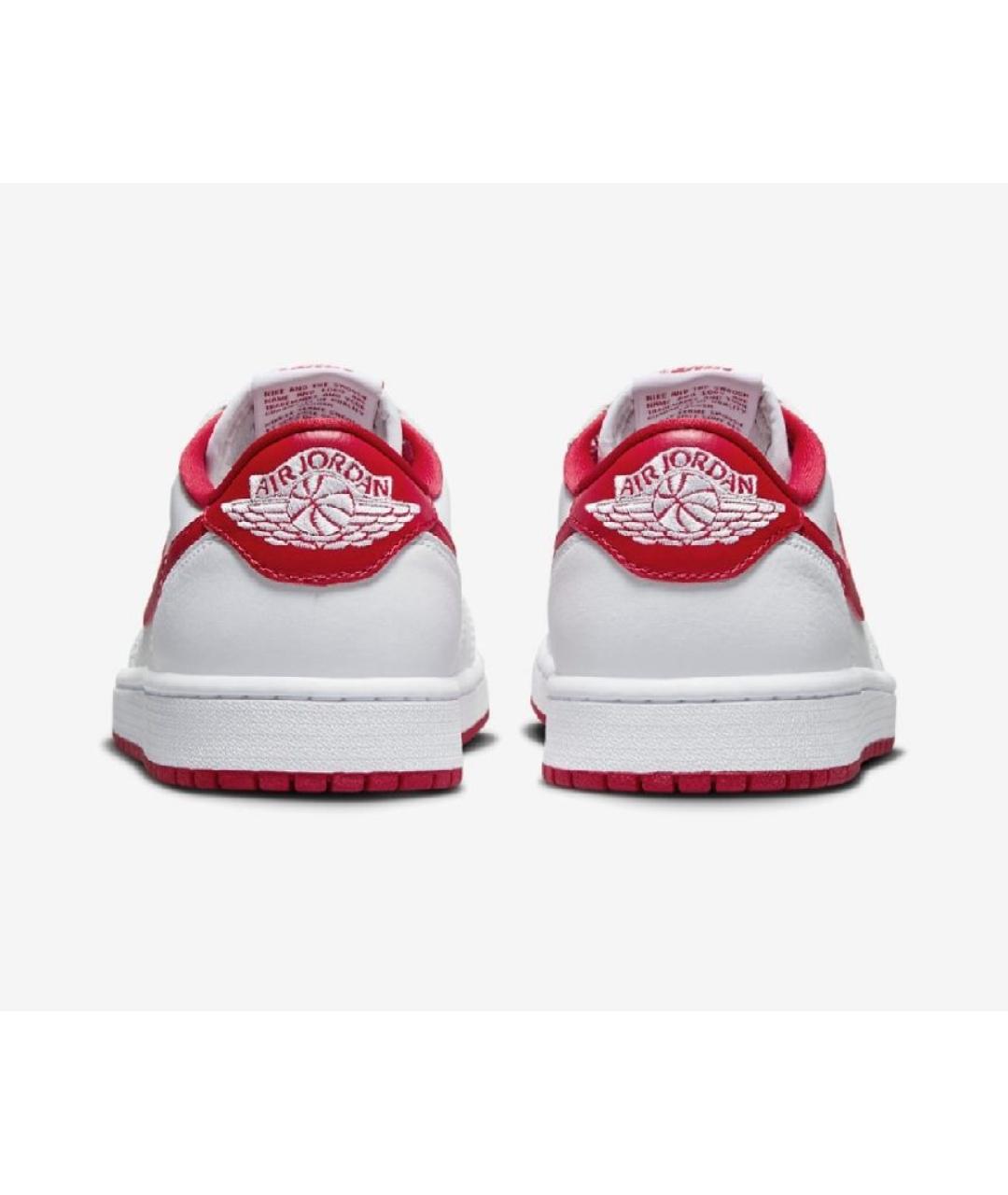 NIKE Белые кожаные низкие кроссовки / кеды, фото 4