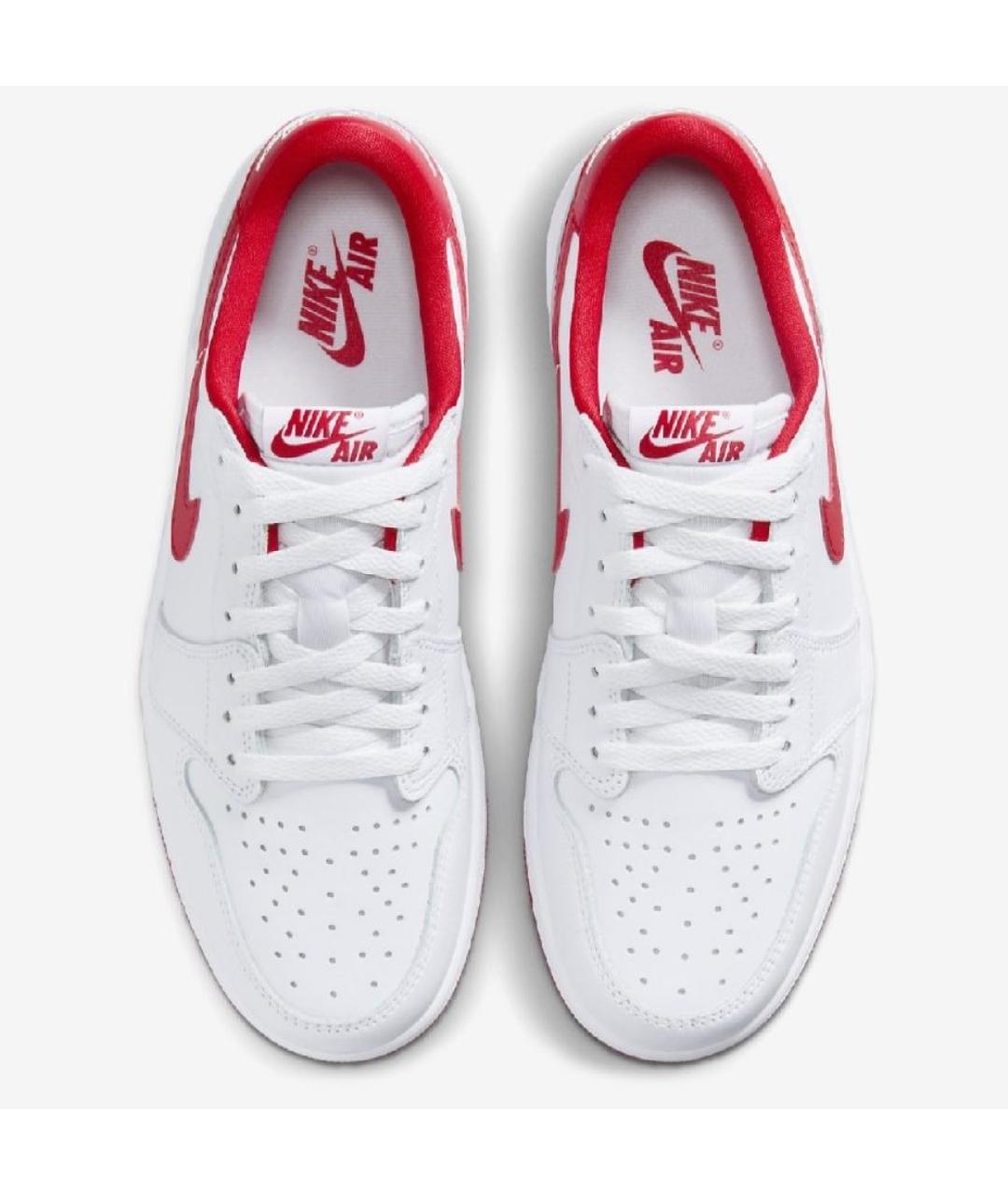 NIKE Белые кожаные низкие кроссовки / кеды, фото 2