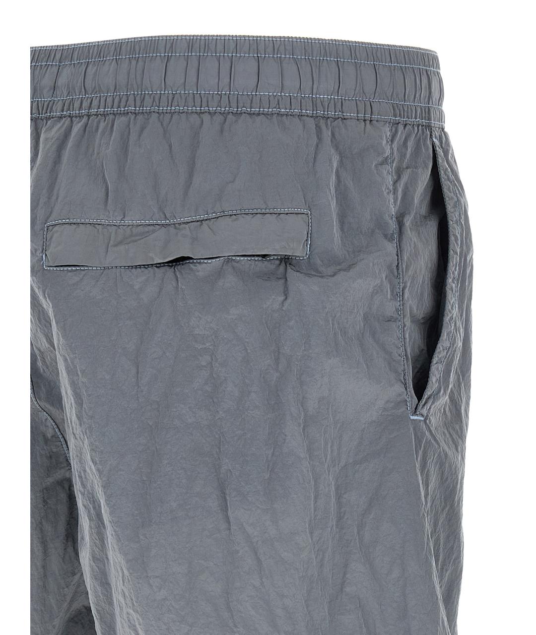 STONE ISLAND Серые полиамидовые плавки, фото 4