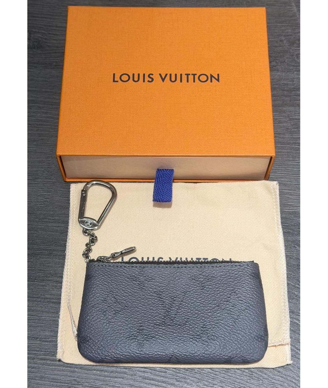 LOUIS VUITTON Черная ключница, фото 2