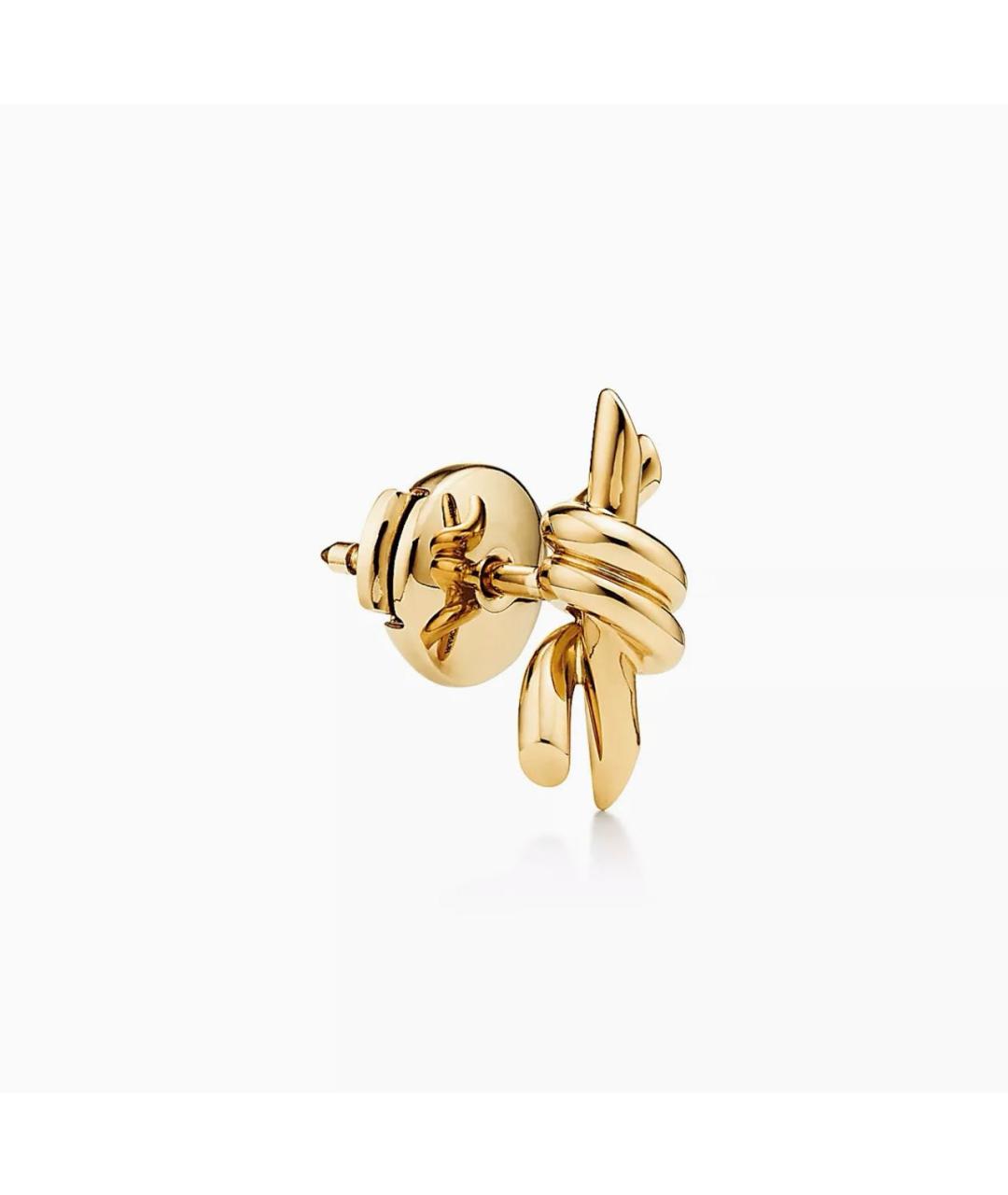 TIFFANY&CO Золотые серьги из желтого золота, фото 2