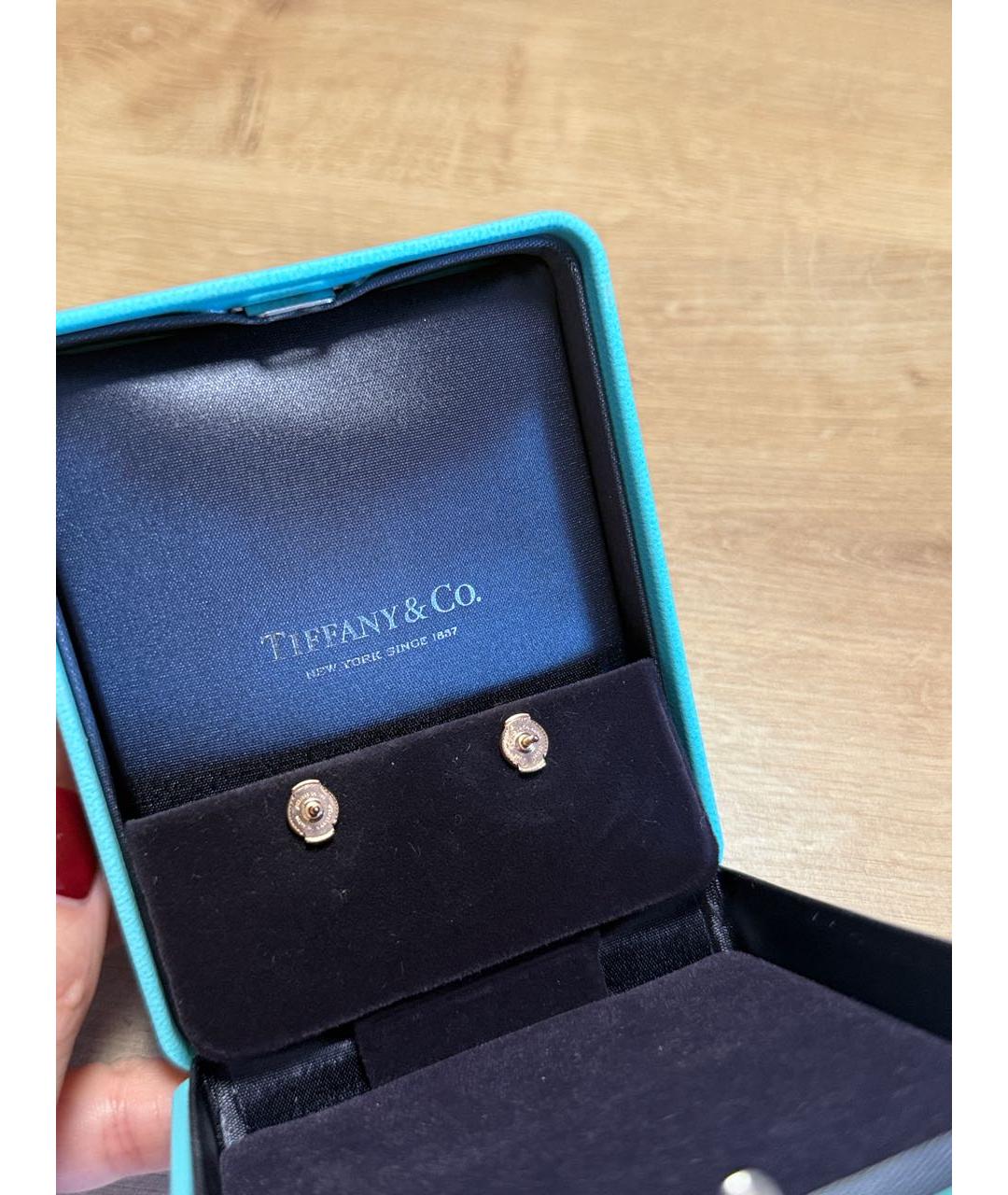 TIFFANY&CO Золотые серьги из желтого золота, фото 7