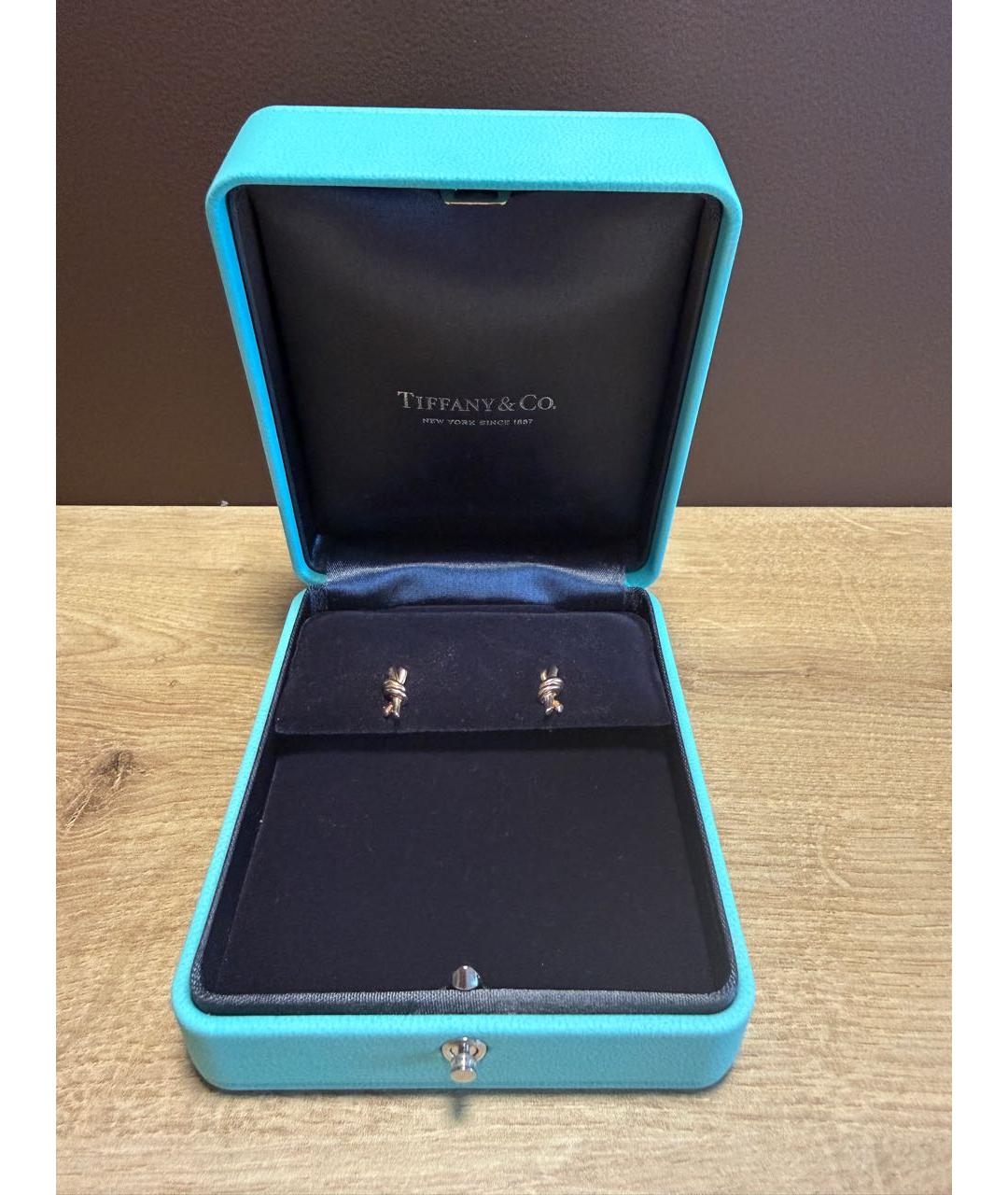 TIFFANY&CO Золотые серьги из желтого золота, фото 8