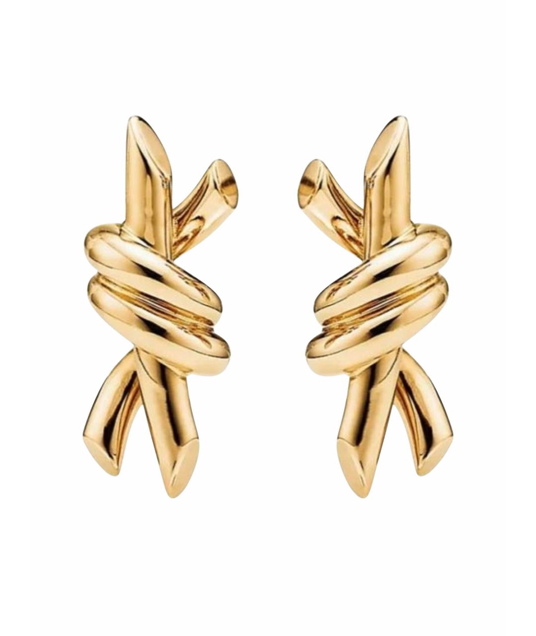 TIFFANY&CO Золотые серьги из желтого золота, фото 1