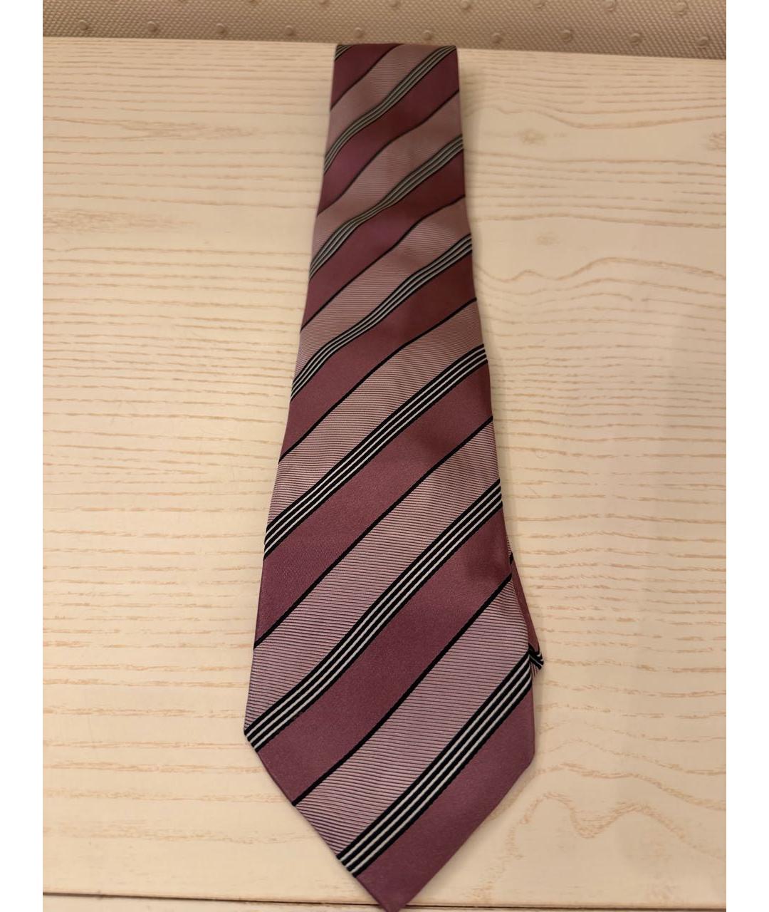 ZEGNA Розовый шелковый галстук, фото 2