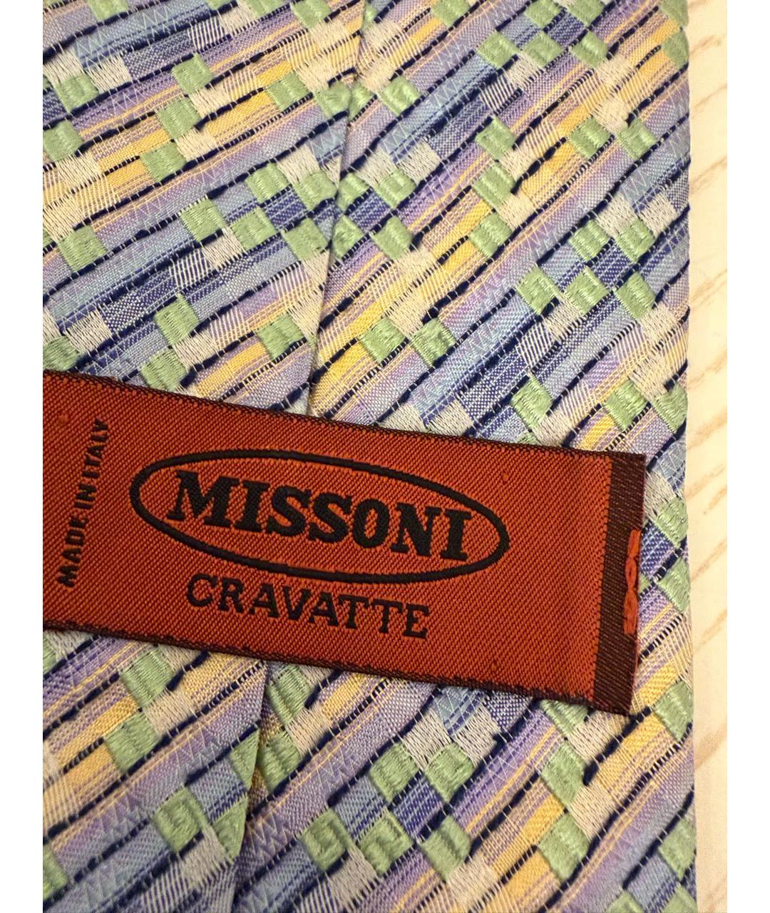 MISSONI Мульти шелковый галстук, фото 3