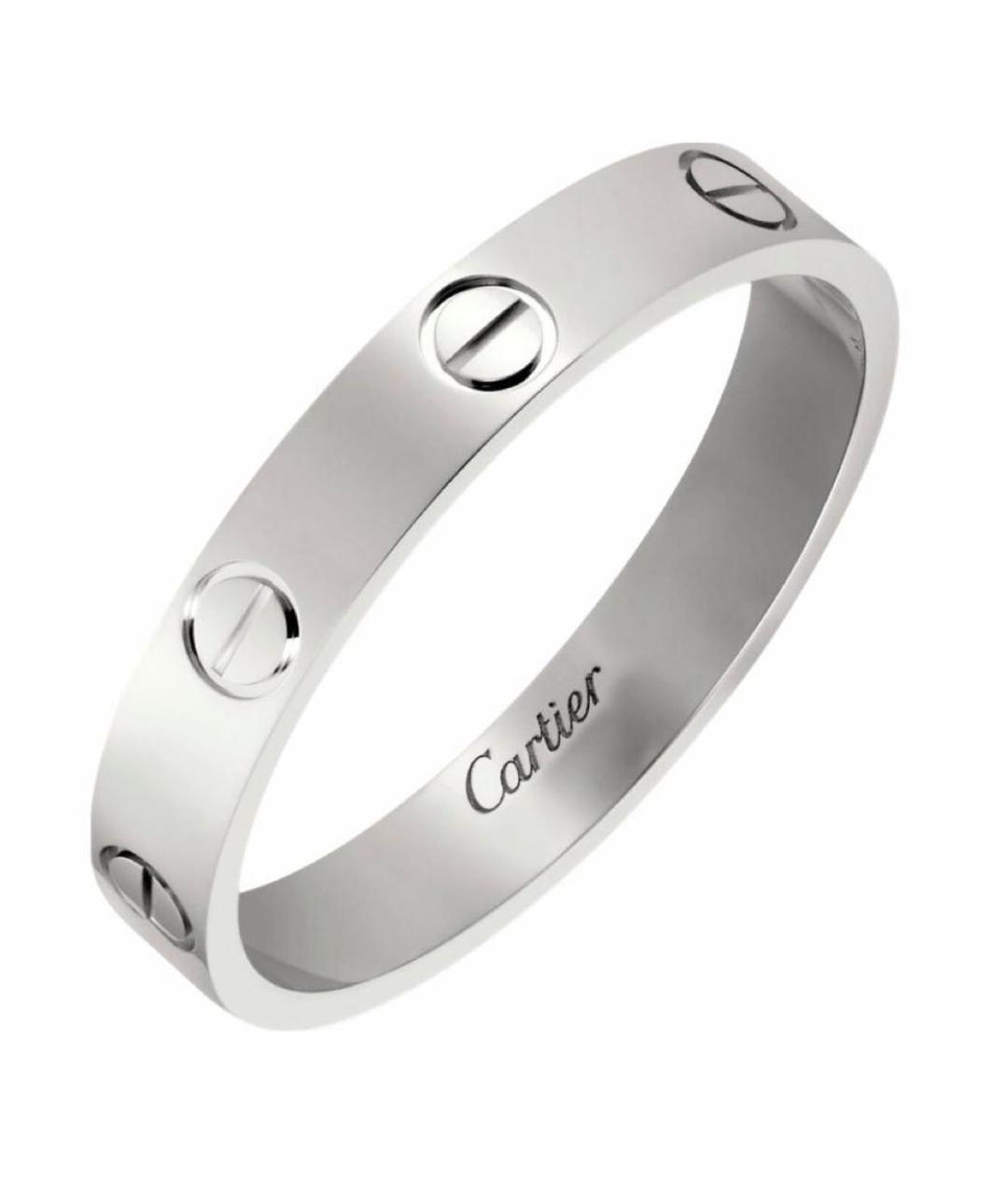 CARTIER Серебряное кольцо из белого золота, фото 1