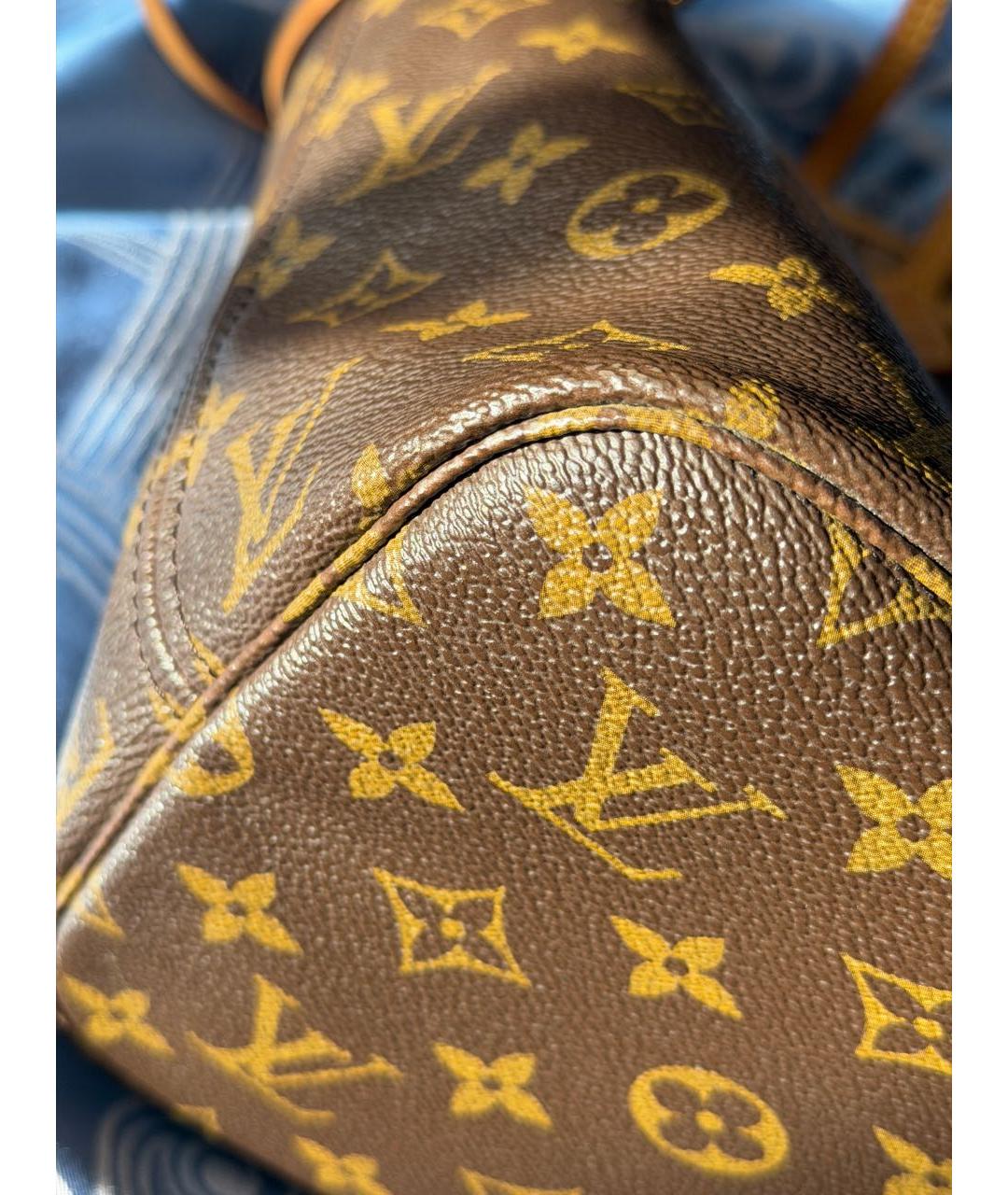 LOUIS VUITTON Коричневая сумка тоут, фото 3