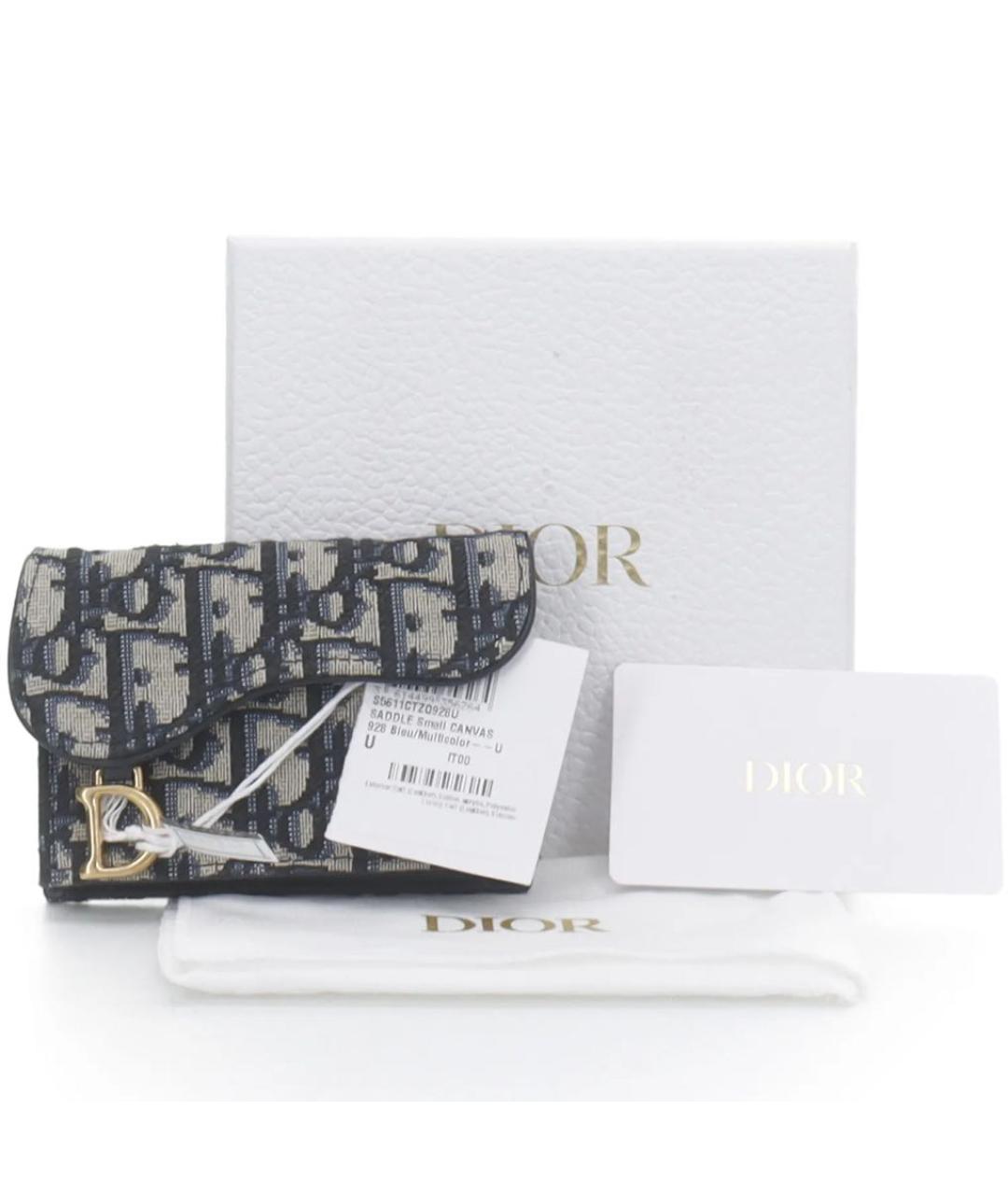 CHRISTIAN DIOR Синий кошелек, фото 6