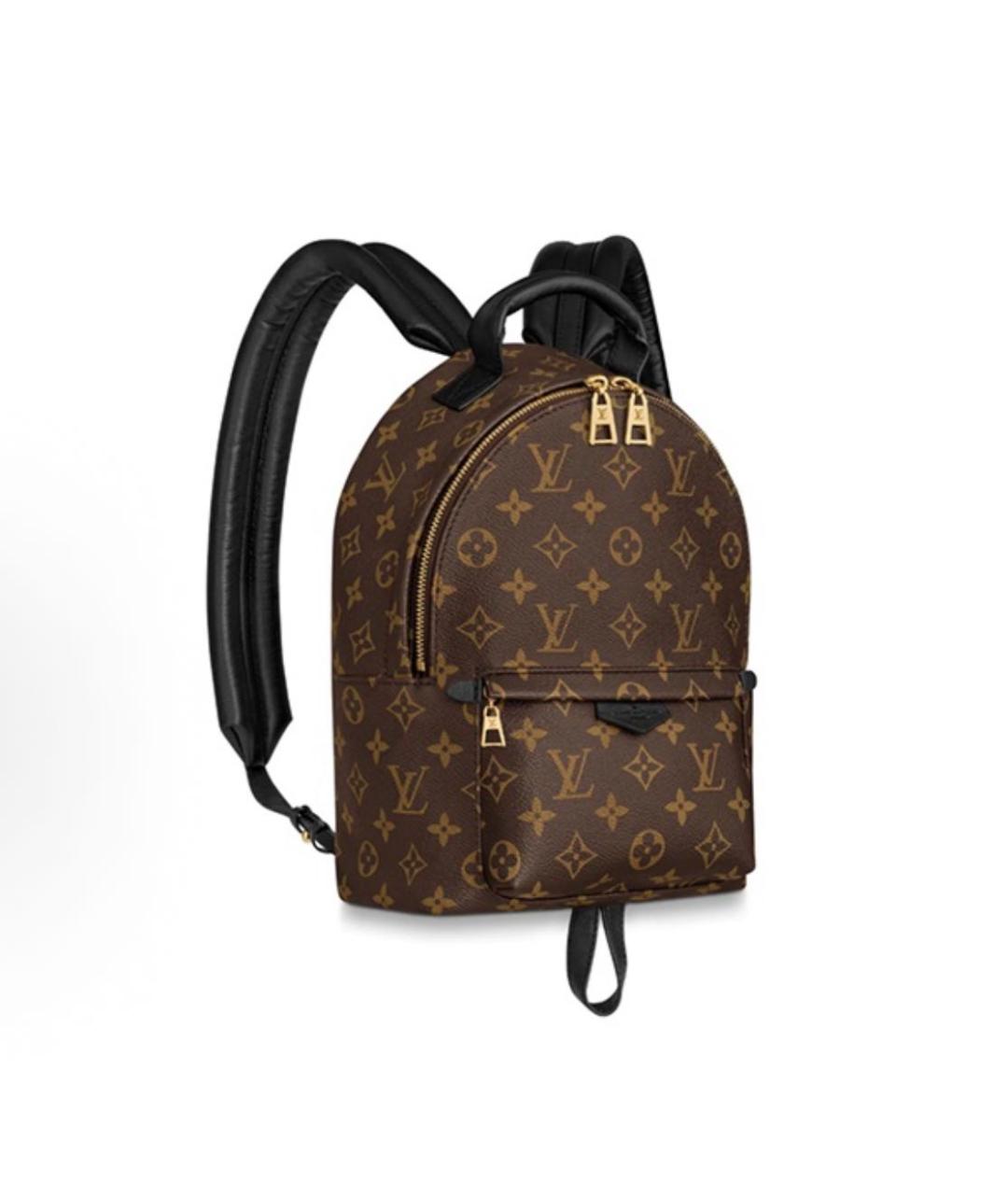 LOUIS VUITTON Коричневый кожаный рюкзак, фото 9