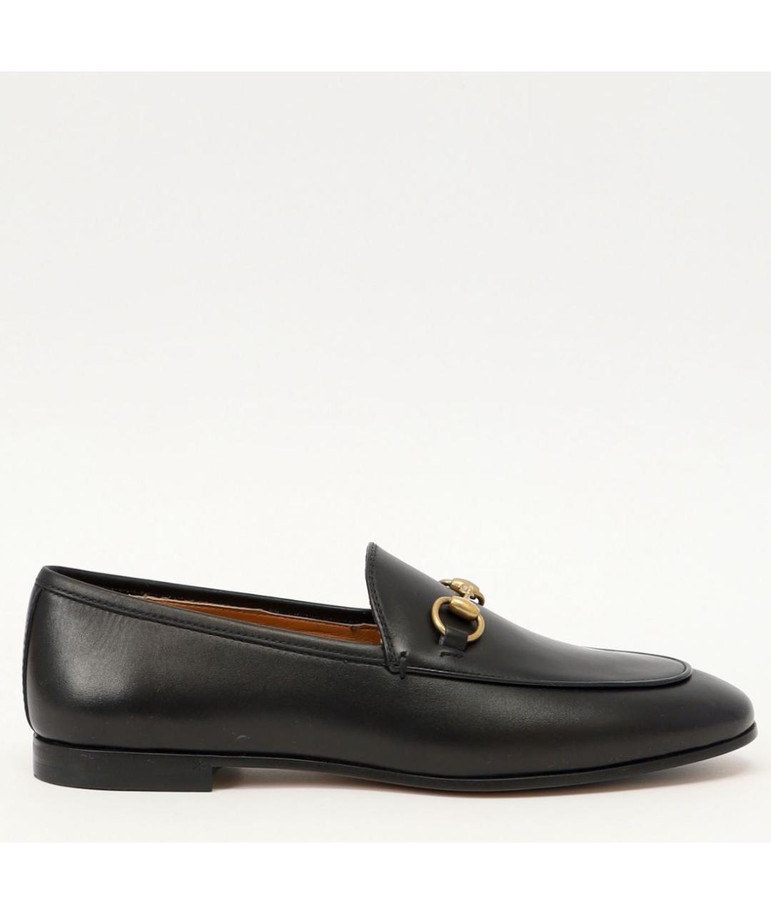 GUCCI Черные кожаные лоферы, фото 2