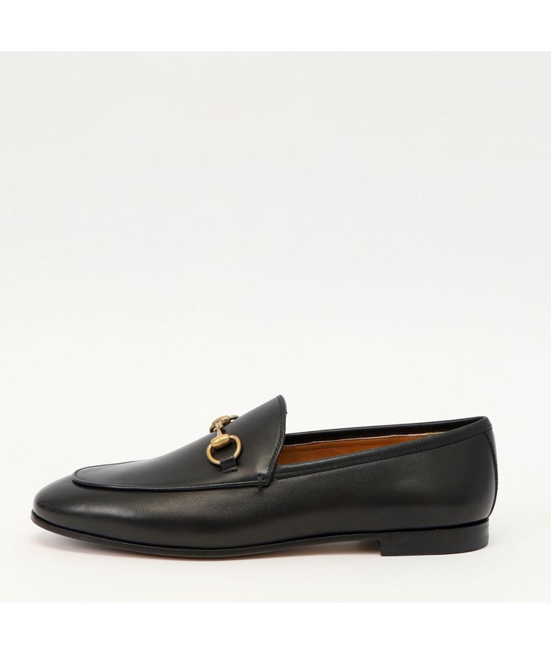 GUCCI Черные кожаные лоферы, фото 3