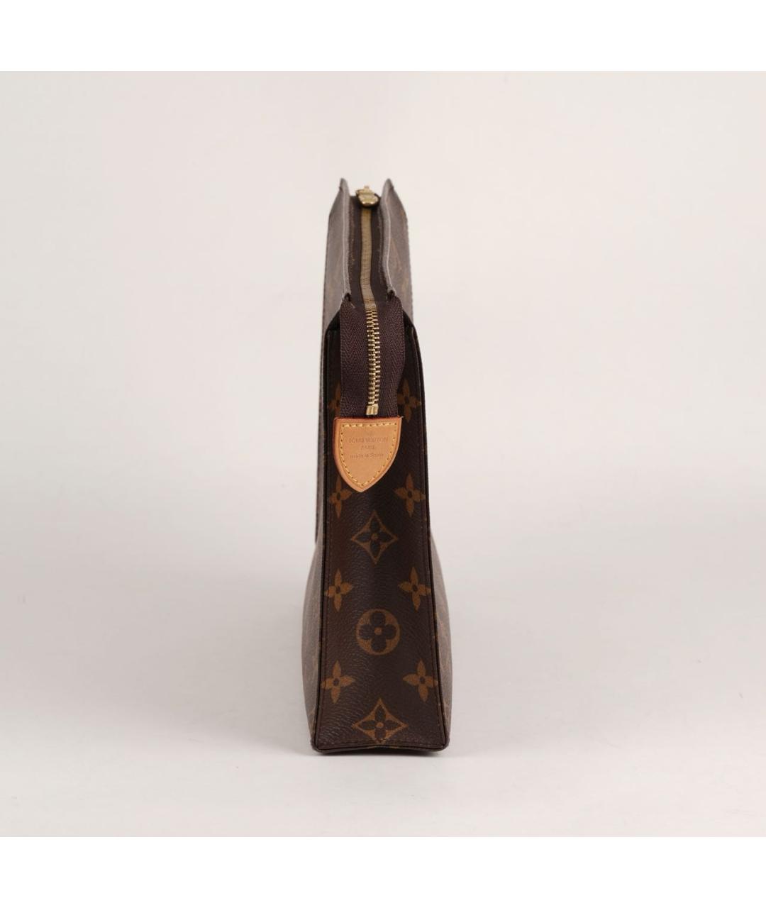 LOUIS VUITTON Коричневая сумка с короткими ручками, фото 5