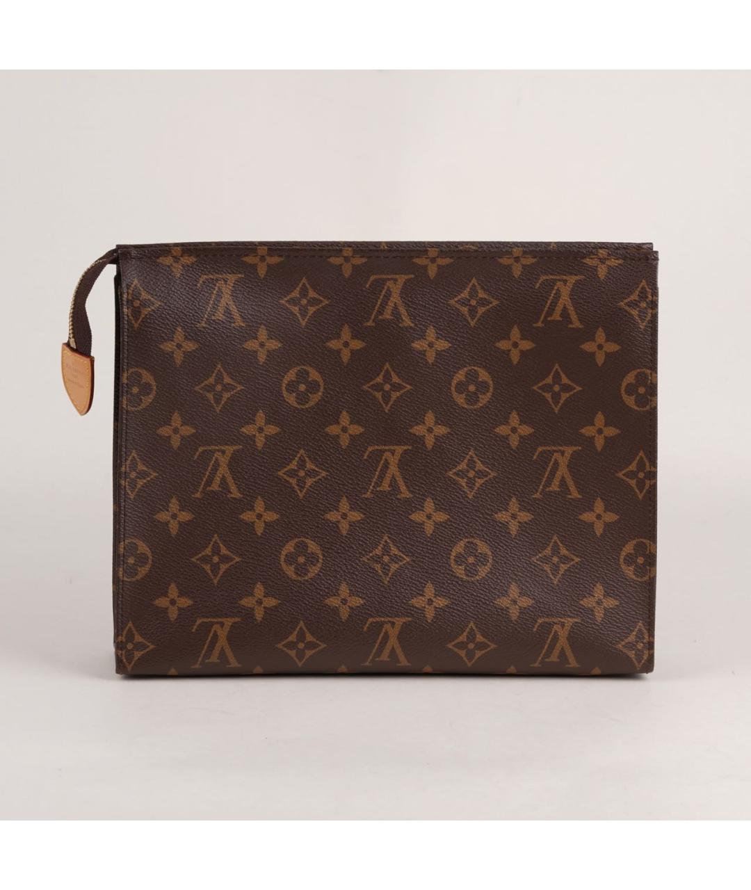 LOUIS VUITTON Коричневая сумка с короткими ручками, фото 3