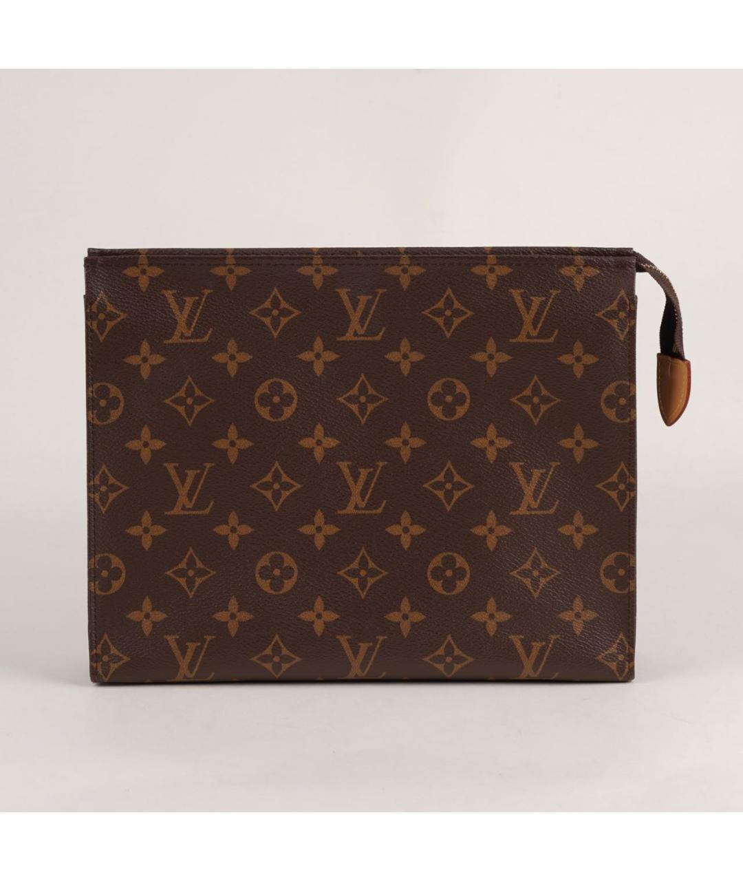 LOUIS VUITTON Коричневая сумка с короткими ручками, фото 9