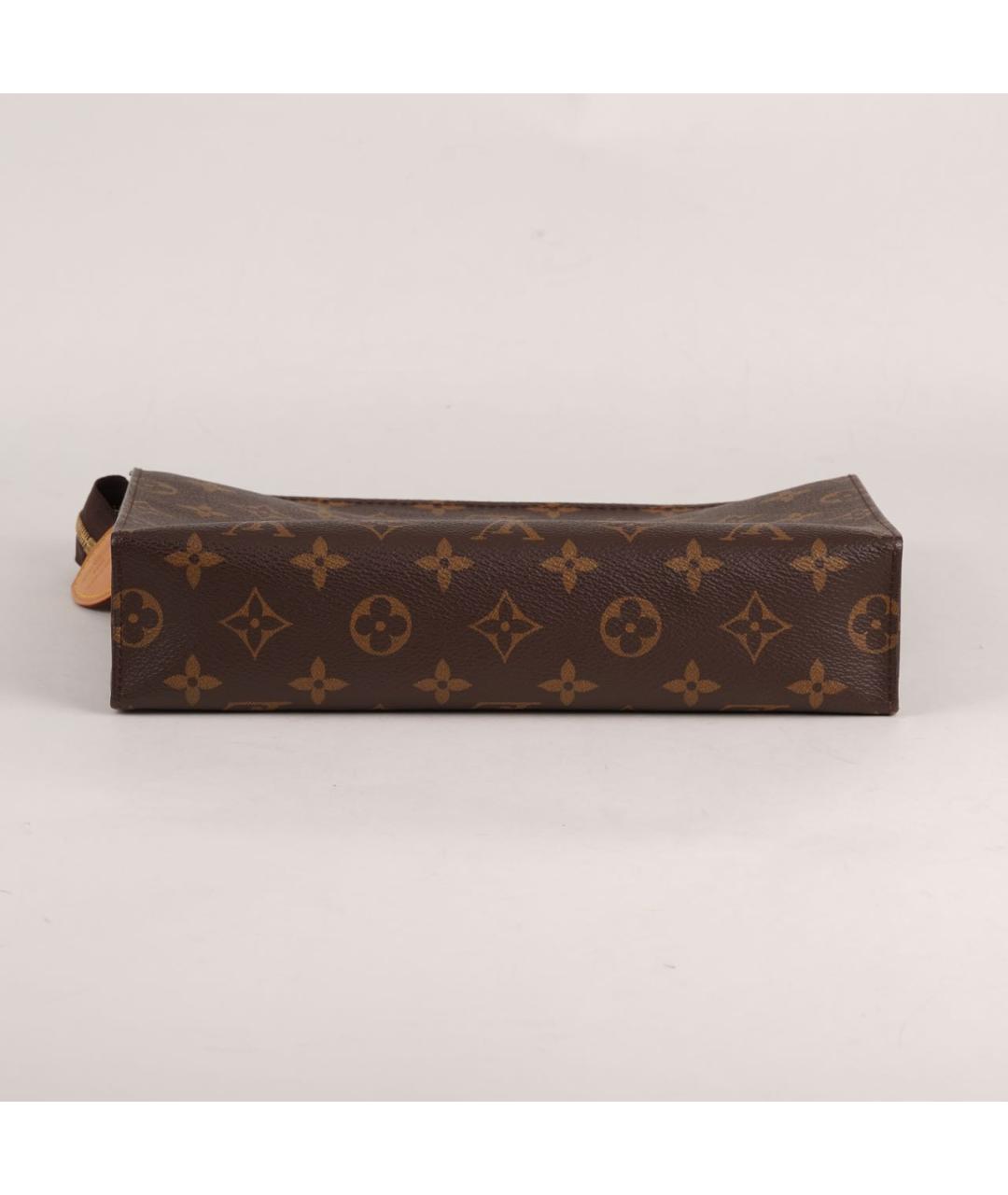 LOUIS VUITTON Коричневая сумка с короткими ручками, фото 7