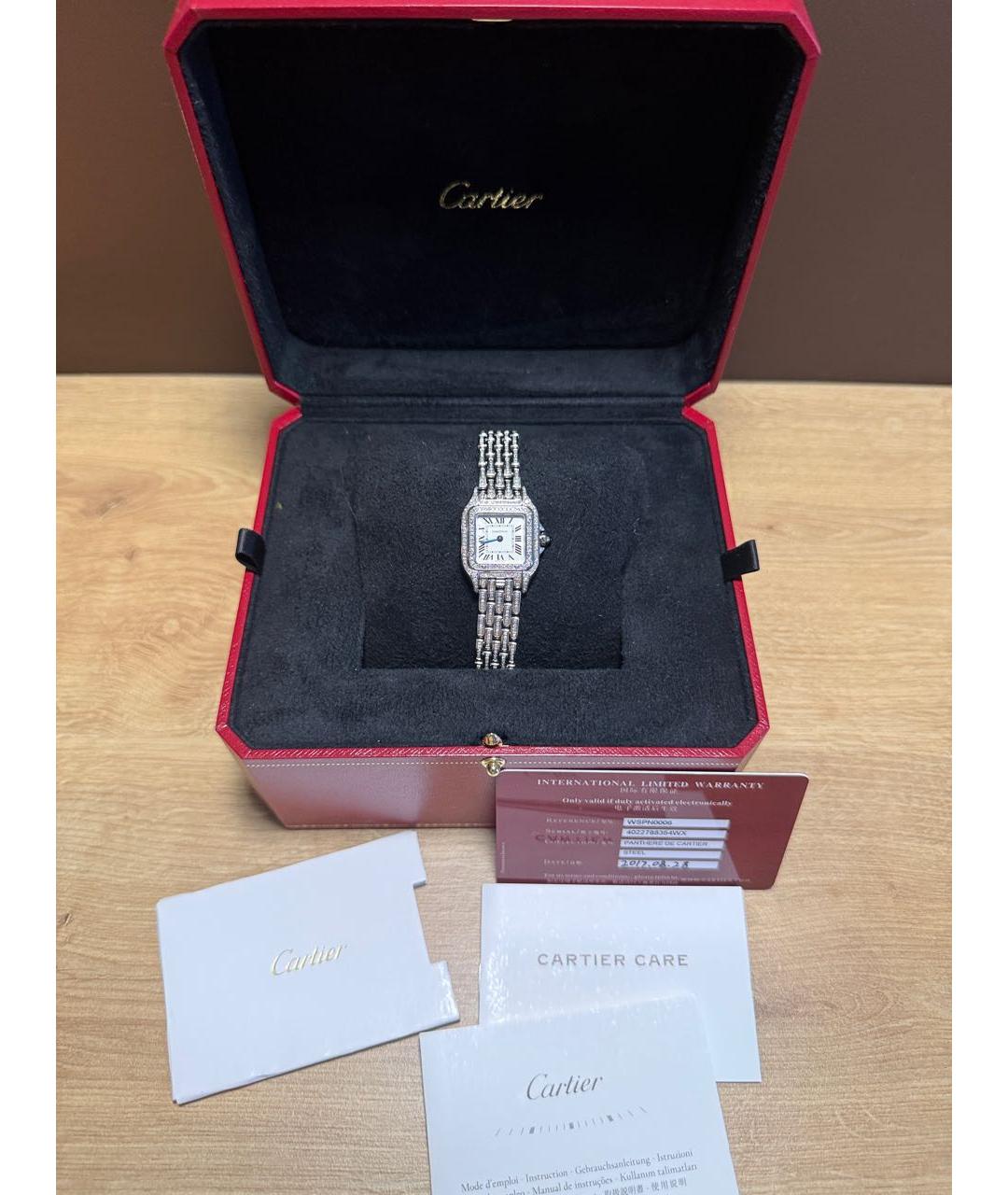 CARTIER Серебряные металлические часы, фото 5