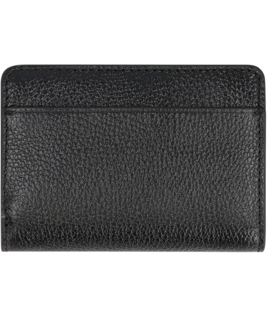 MICHAEL MICHAEL KORS Черный кожаный кошелек, фото 2