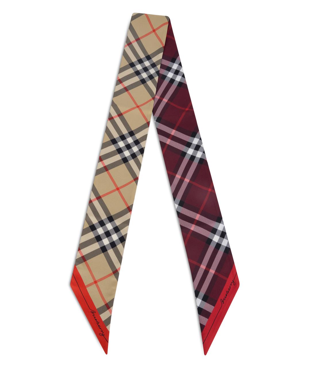 BURBERRY Мульти шелковый шарф, фото 1