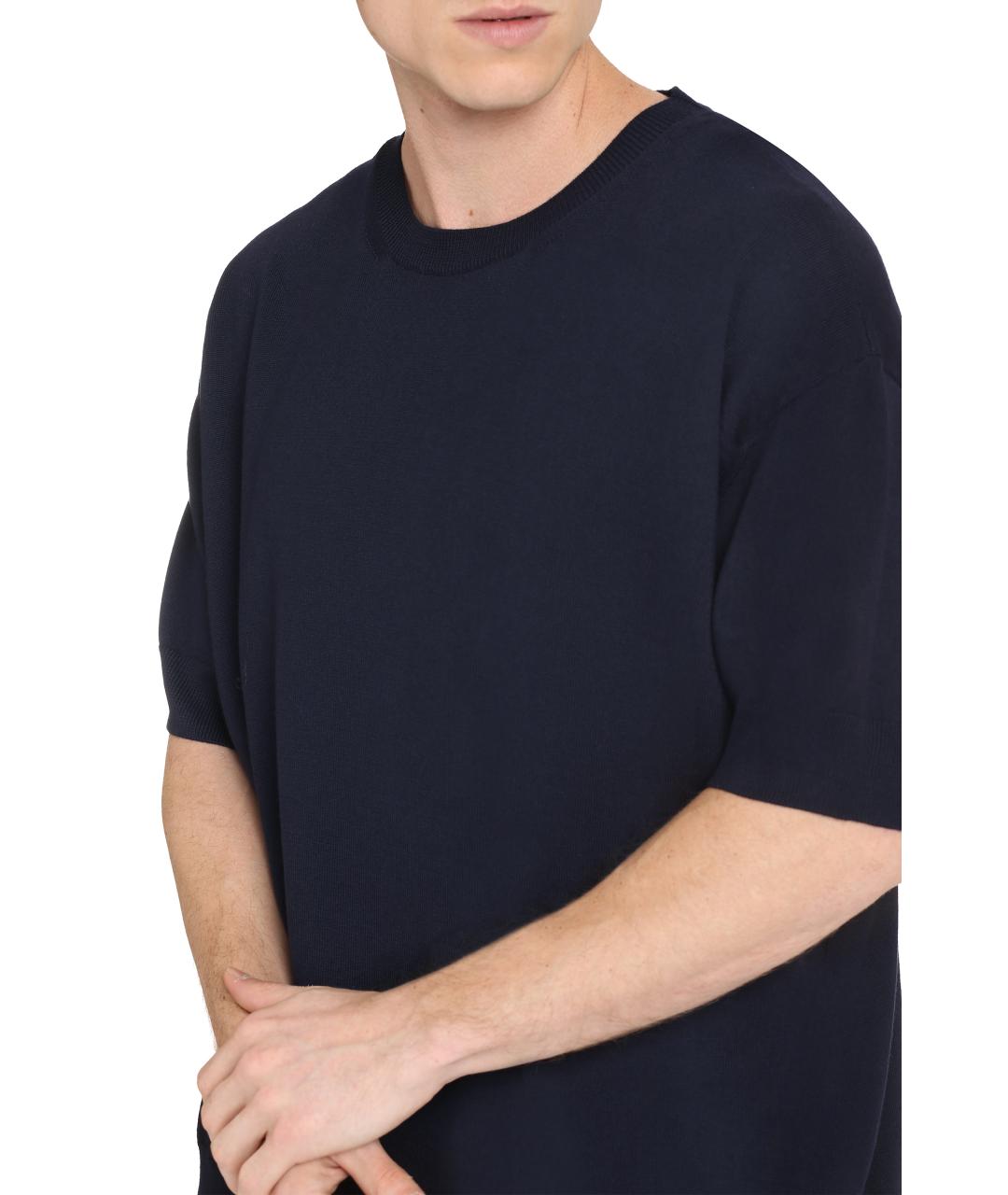 JIL SANDER Синий шерстяной джемпер / свитер, фото 5