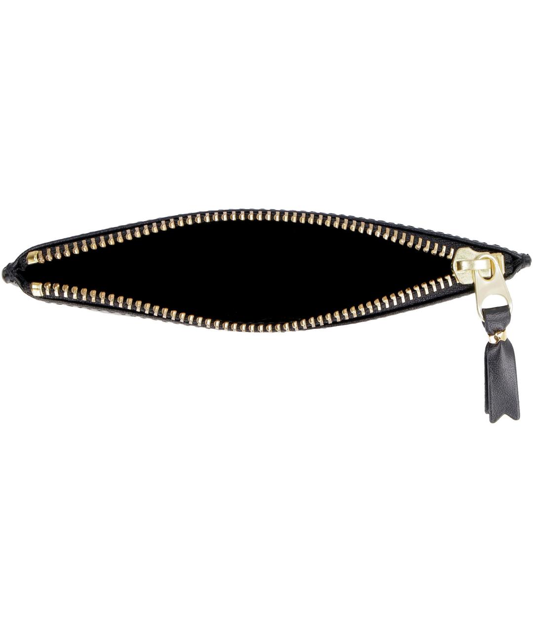 COMME DES GARÇONS WALLET Черный кожаный кошелек, фото 3