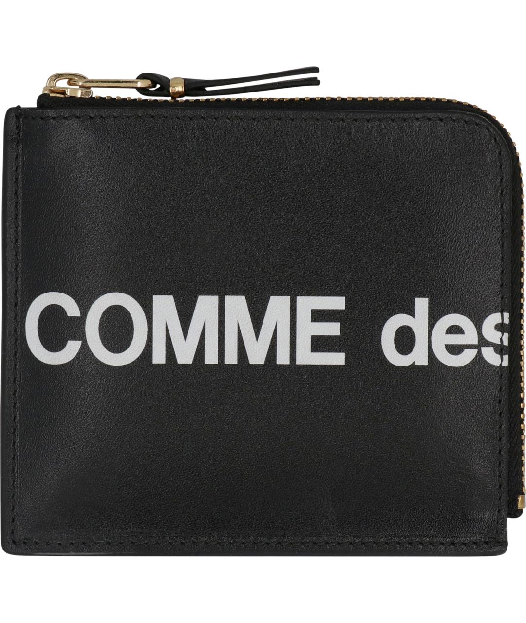 COMME DES GARÇONS WALLET Черный кожаный кошелек, фото 1