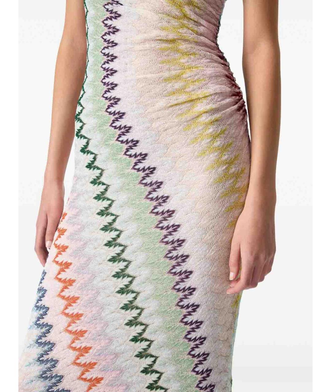 MISSONI Мульти вискозное платье, фото 4