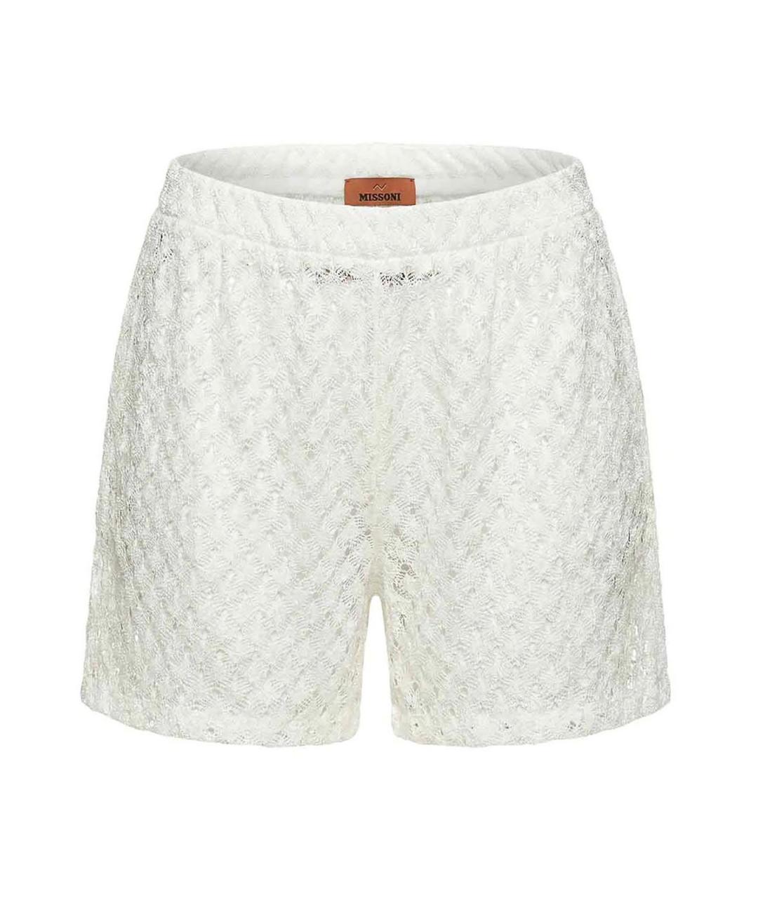 MISSONI Белые вискозные шорты, фото 1