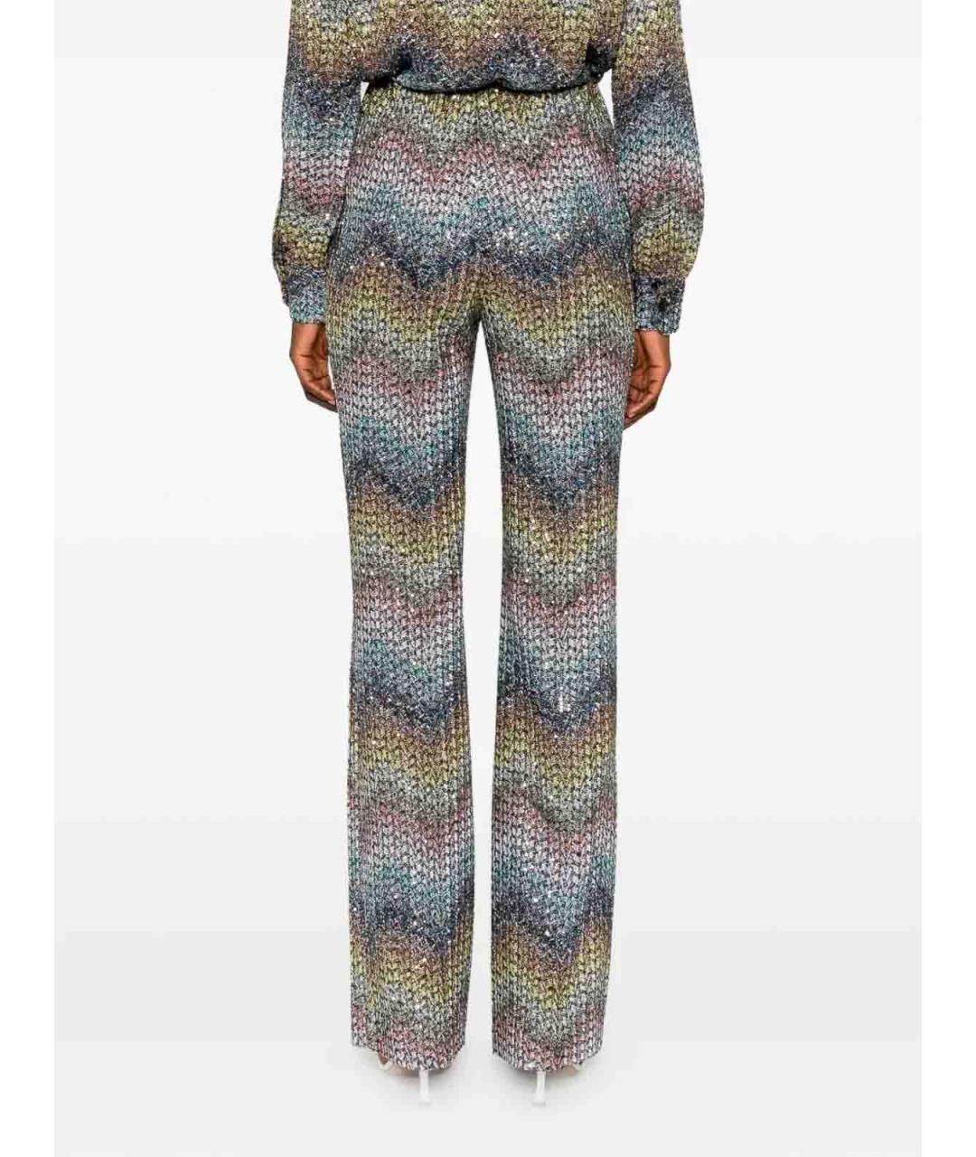 MISSONI Мульти вискозные прямые брюки, фото 4