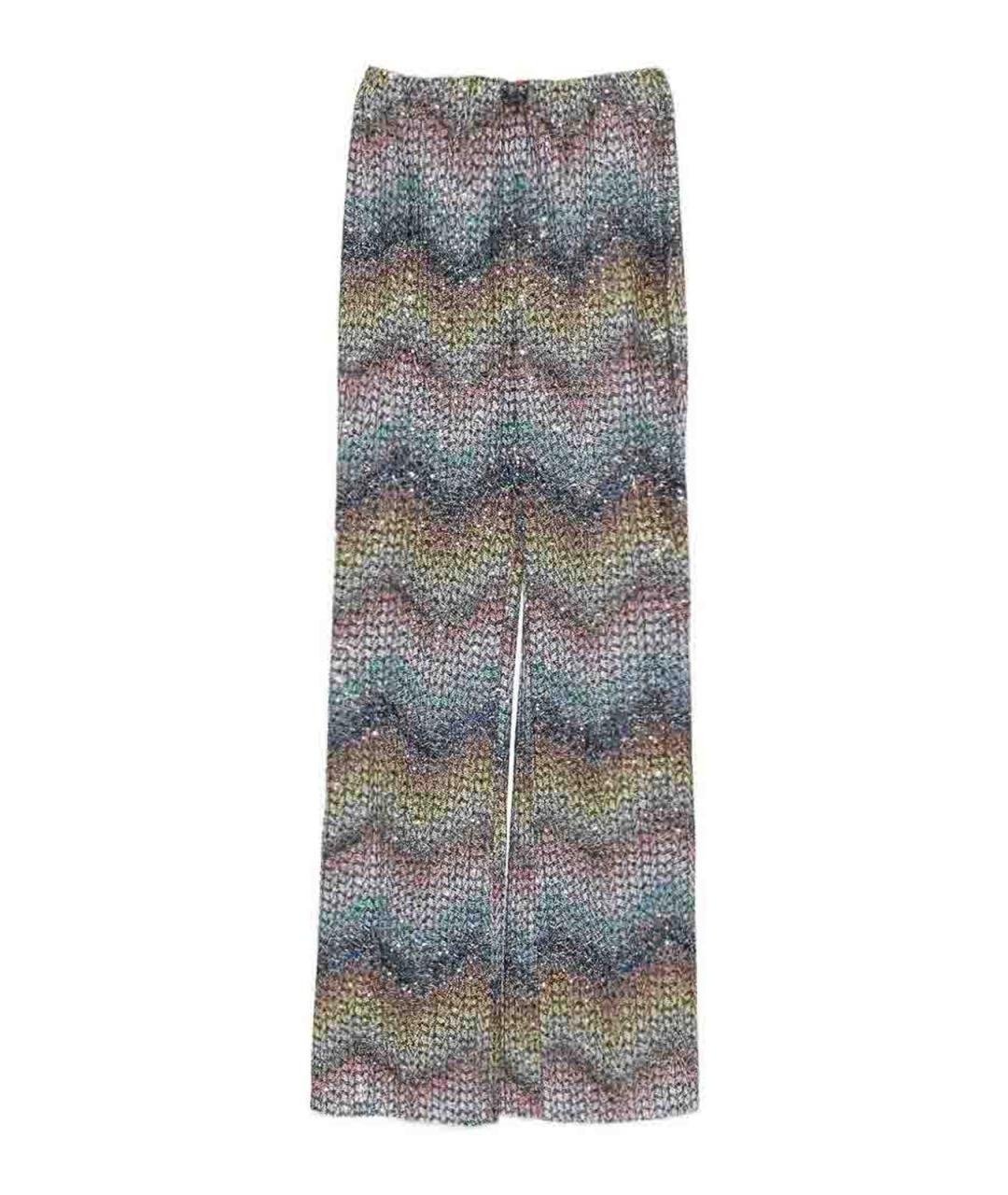 MISSONI Мульти вискозные прямые брюки, фото 1
