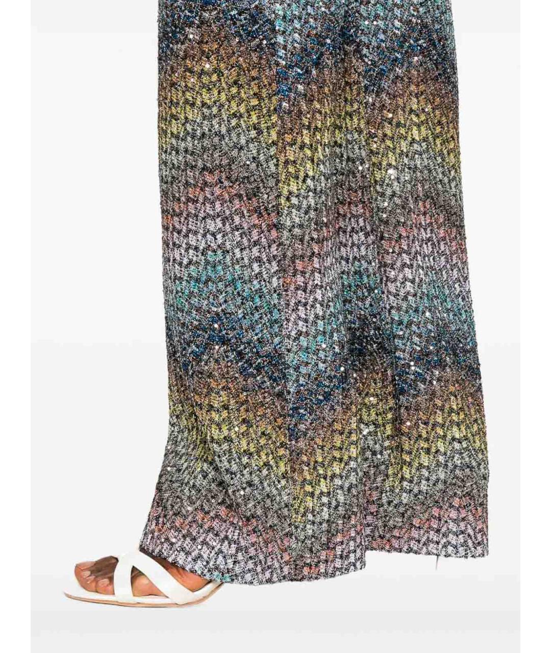 MISSONI Мульти вискозные прямые брюки, фото 3