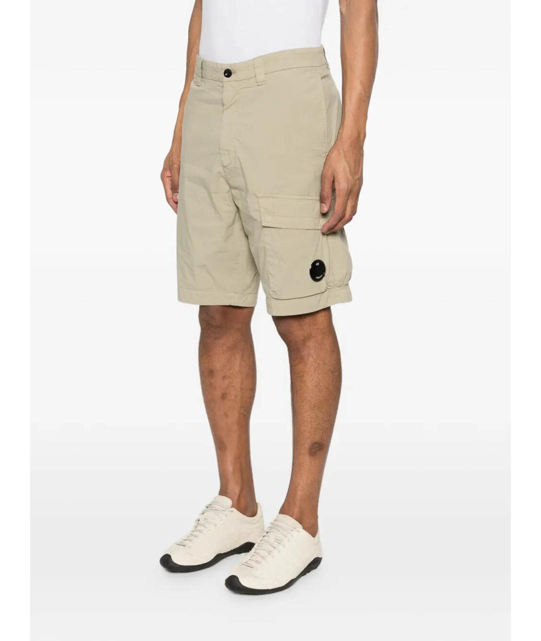 CP COMPANY Серые хлопковые шорты, фото 5