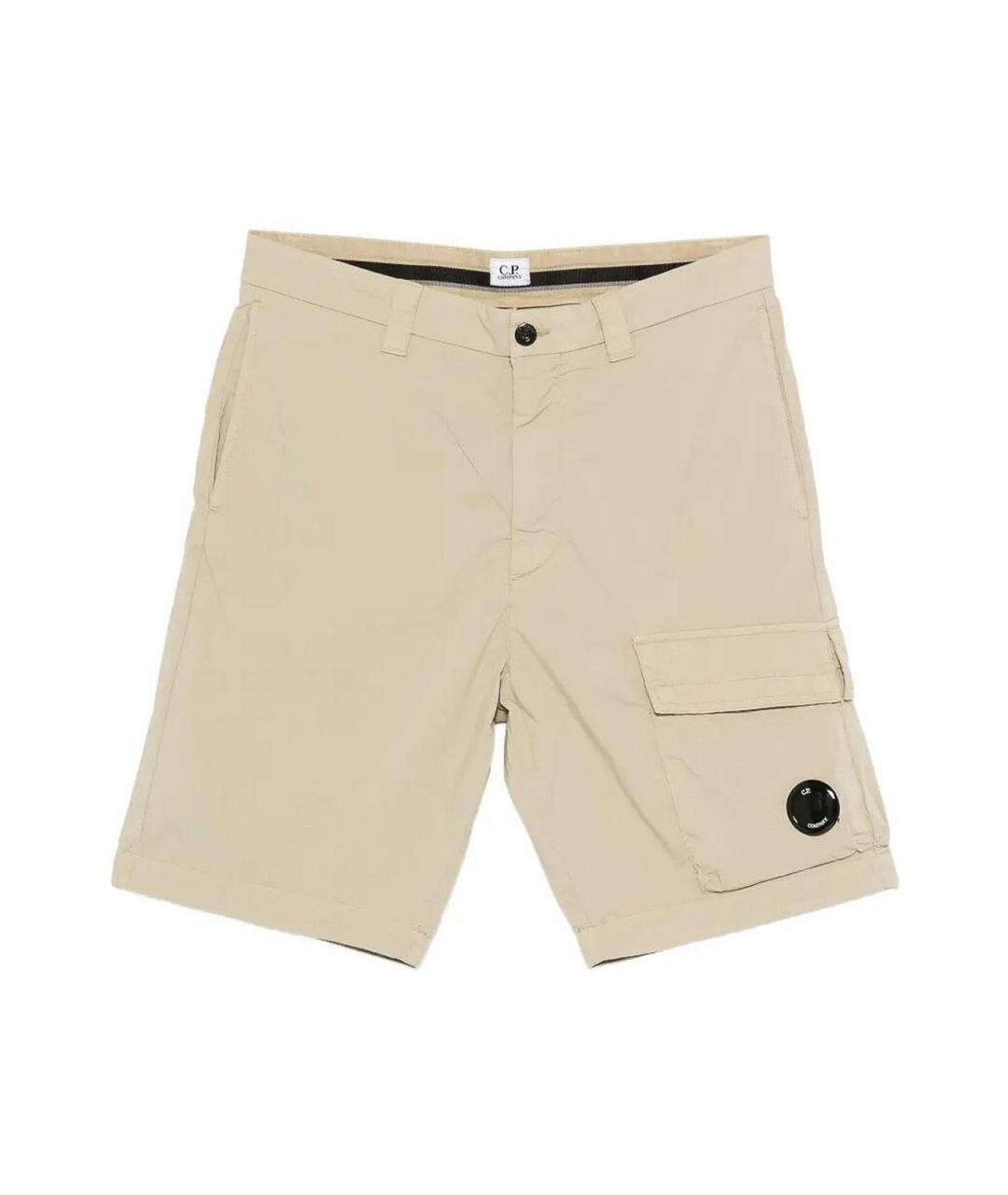 CP COMPANY Серые хлопковые шорты, фото 1