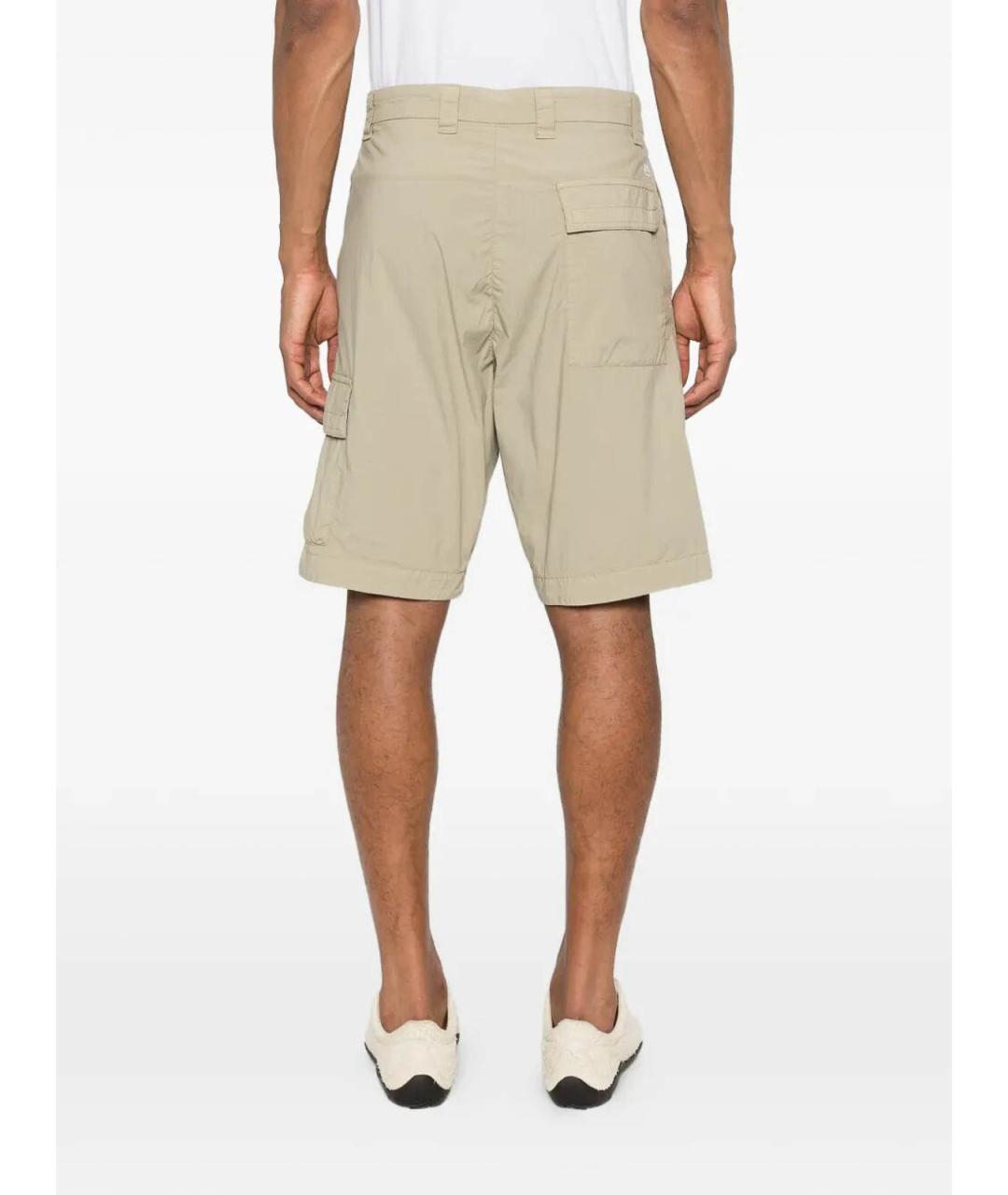 CP COMPANY Серые хлопковые шорты, фото 4