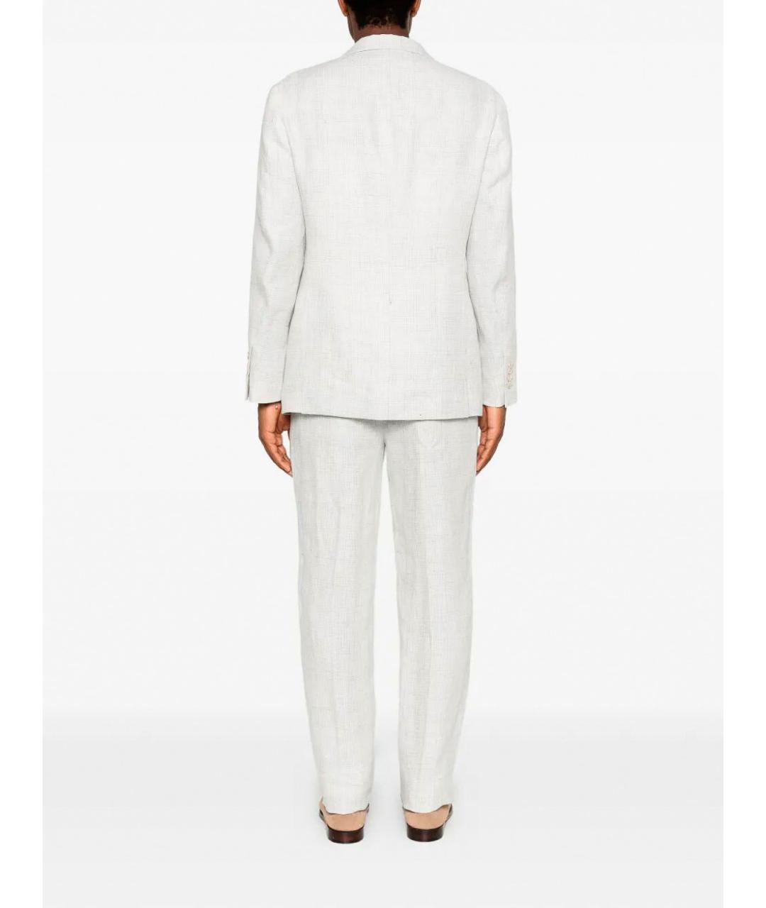 BRUNELLO CUCINELLI Серый повседневный костюм, фото 3