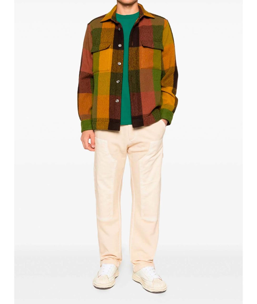 DSQUARED2 Бежевые хлопковые повседневные брюки, фото 4