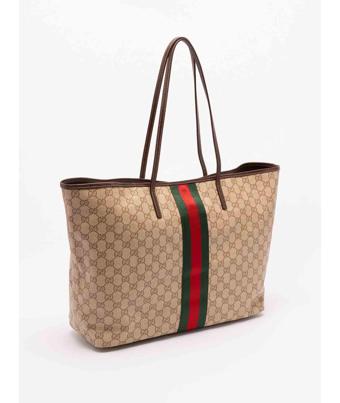 GUCCI Бежевая сумка тоут, фото 3