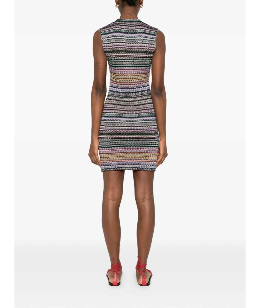 MISSONI Мульти полиамидовое повседневное платье, фото 5