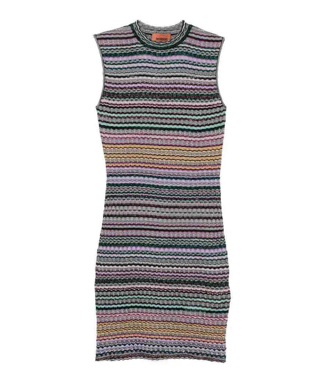 MISSONI Мульти полиамидовое повседневное платье, фото 1