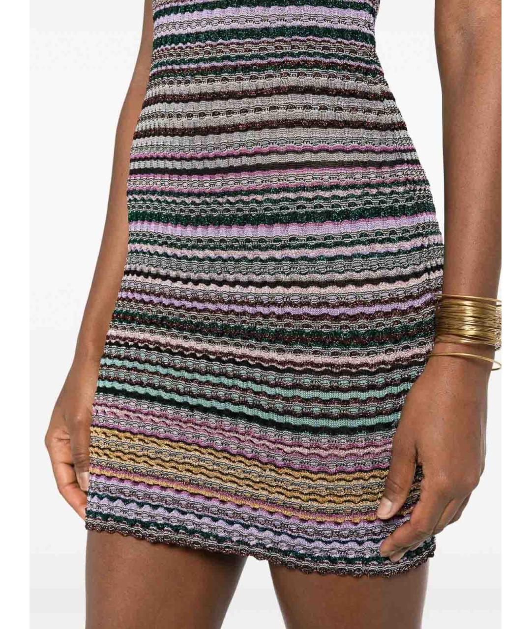 MISSONI Мульти полиамидовое повседневное платье, фото 4