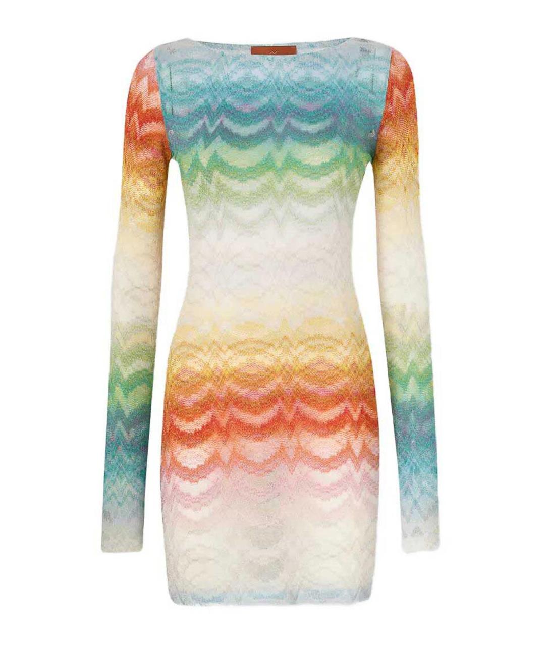 MISSONI Мульти вискозное повседневное платье, фото 1