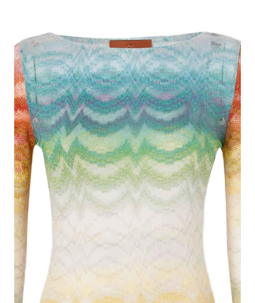 MISSONI Мульти вискозное повседневное платье, фото 2